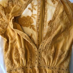 Yellow dress. Great for a wedding. Never worn.